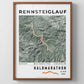 Framed Poster of Halbmarathon Rennsteiglauf Light Ecommerce Studio