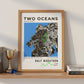 Framed Poster of Half Marathon Two Oceans Marathon Dark Legacy Corner
