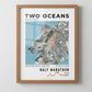 Framed Poster of Half Marathon Two Oceans Marathon Light Ecommerce Studio