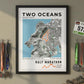 Framed Poster of Half Marathon Two Oceans Marathon Light Finisher Wall