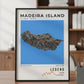 Framed Poster of Legend Madeira Island Ultra Trail Bookshelf