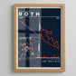 Framed Poster of Roth Challenge Dark Classic Ecommerce Studio