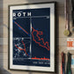 Framed Poster of Roth Challenge Dark Classic Finisher Wall