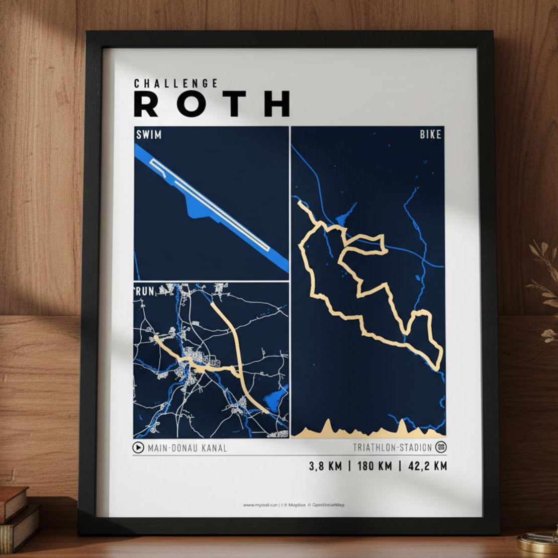 Framed Poster of Roth Challenge Light Classic Bookshelf