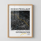 Framed Poster of Supermarathon Rennsteiglauf Dark Ecommerce Studio