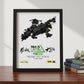 Framed Poster of Tl Bookshelf