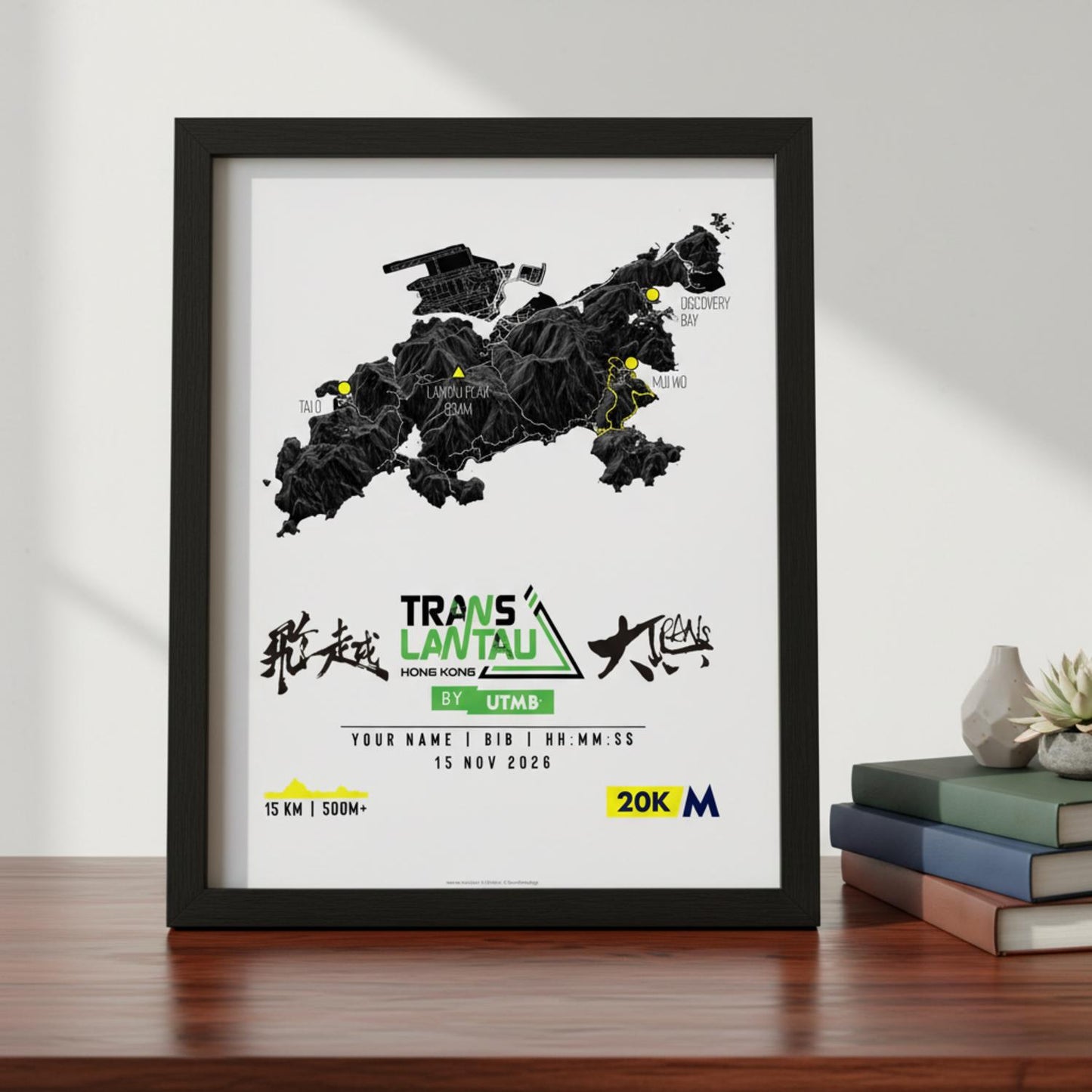 Framed Poster of Tl Bookshelf