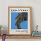 Framed Poster of Ultra Marathon Two Oceans Marathon Dark Legacy Corner