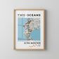 Framed Poster of Ultra Marathon Two Oceans Marathon Light Ecommerce Studio