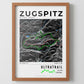 Framed poster of ultratrail zugspitz ultra trail dark ecommerce studio