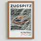 Framed poster of ultratrail zugspitz ultra trail light ecommerce studio