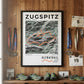 Framed poster of ultratrail zugspitz ultra trail light finisher wall