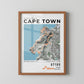 Framed Poster of UT100 Ultra Trail Cape Town Light Ecommerce Studio