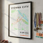 Framed Poster of Vienna City Marathon Light Finisher Wall